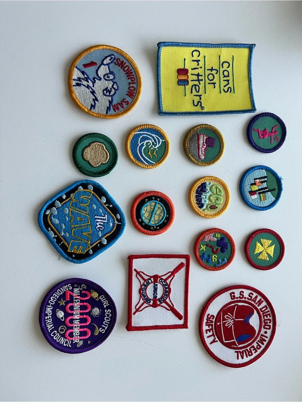 Girl Scouts Kids Merit Badge Patch Set - Multicolor